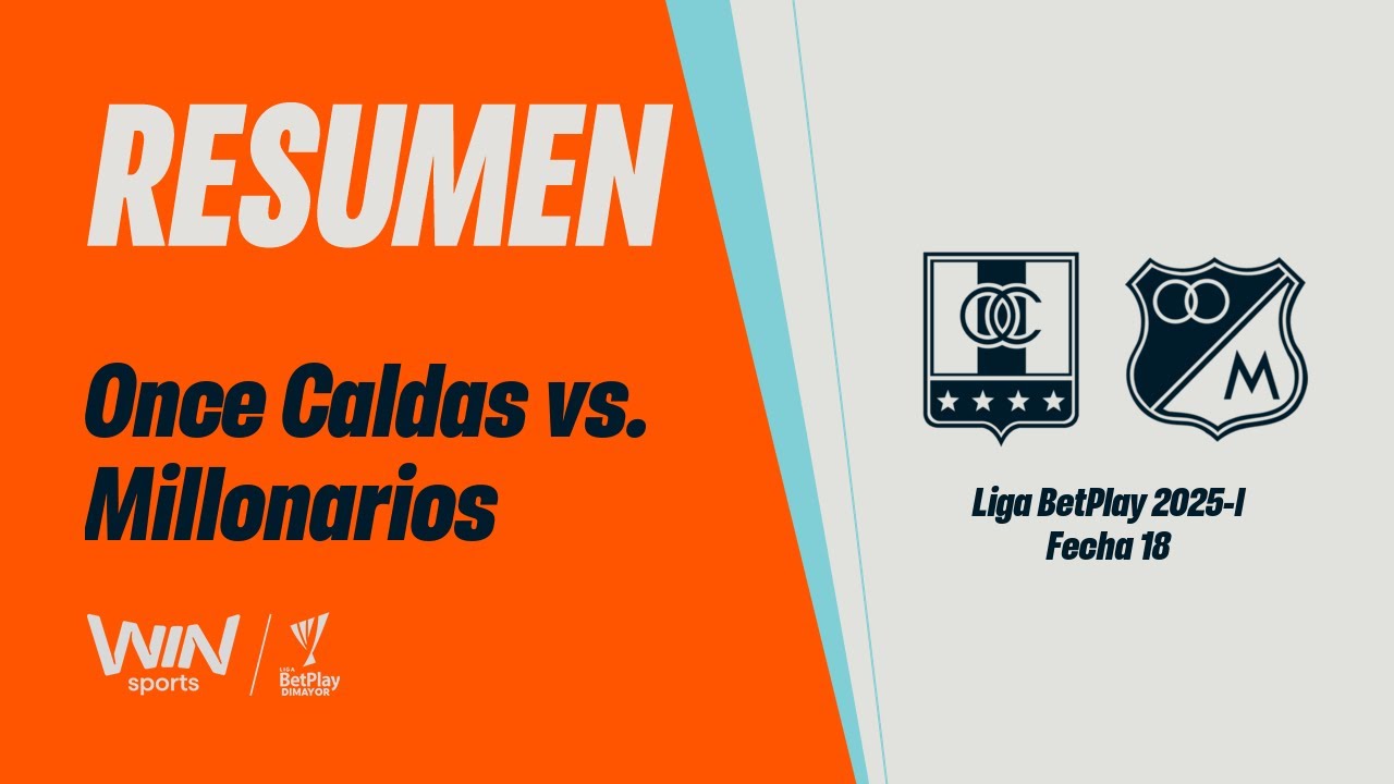 Once Caldas vs. Millonarios (resumen y goles) | Liga BetPlay Dimayor 2025-1 | Fecha 18