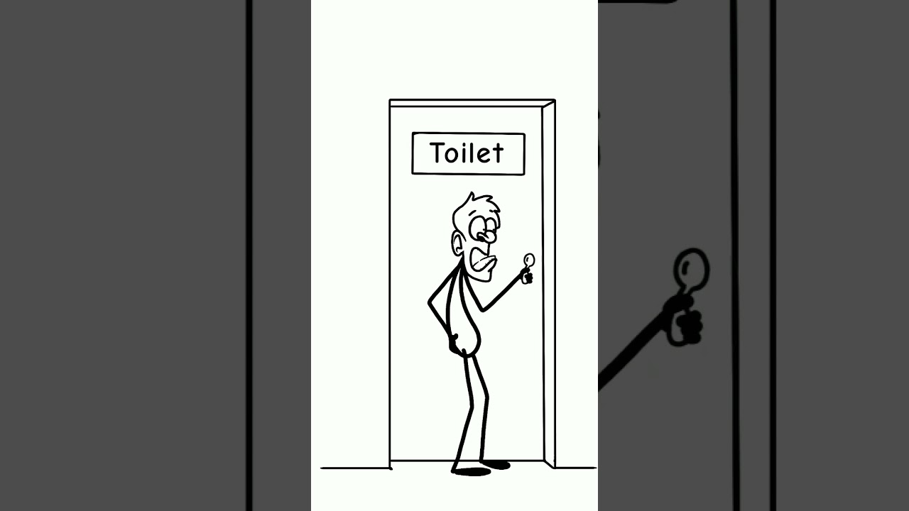 once toilet story..😆 #shorts #memes