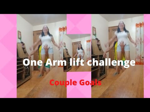 One Arm Lift challenge | Couple Goals tiktok compilation