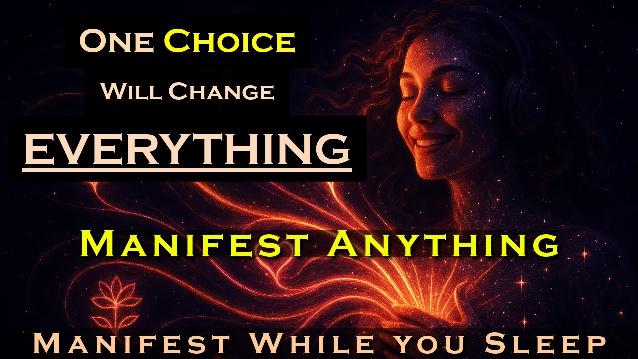 One CHOICE to Change you LIFE ~ MANIFEST ANYTHING ~ Listen while you Sleep Meditation