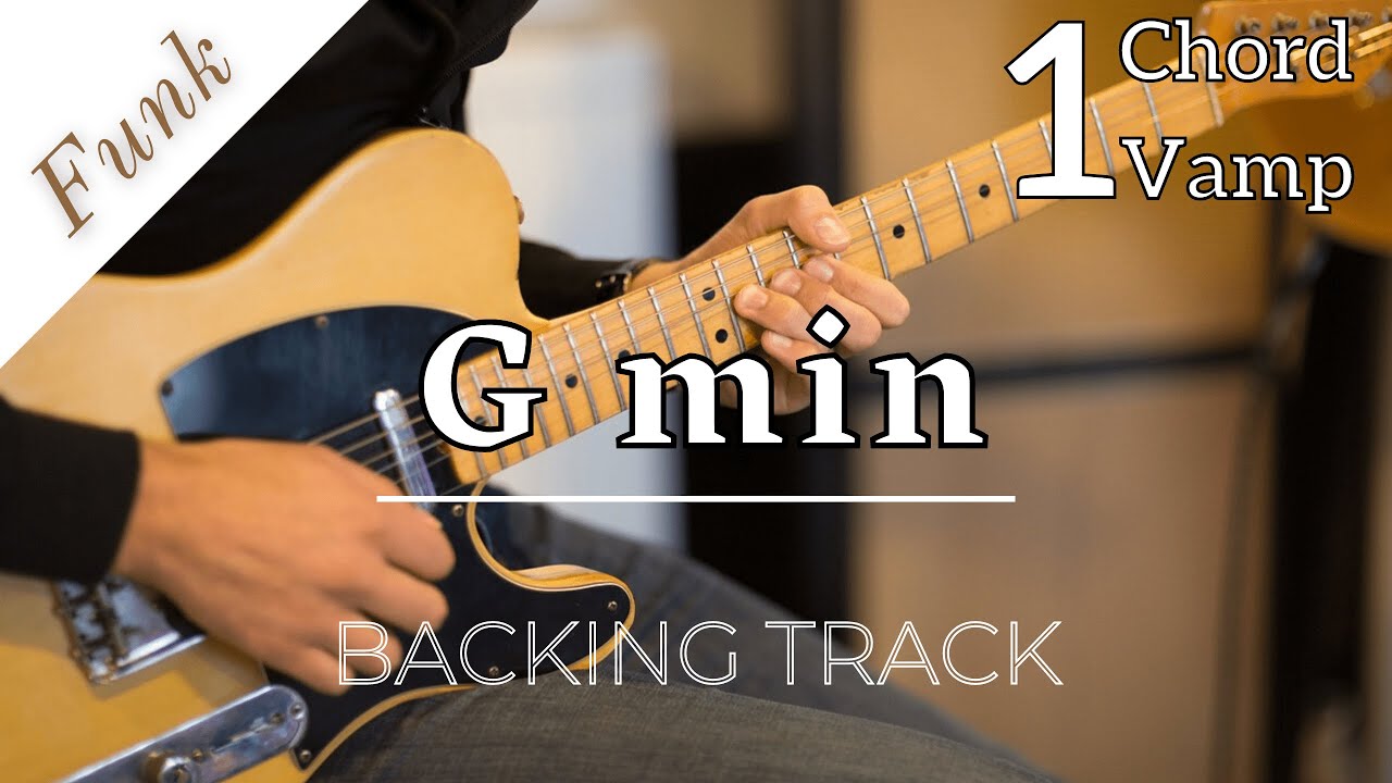 One Chord Backing Track - Funk - G Minor - 100 bpm
