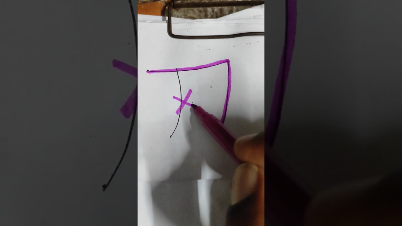 one line draws the entire shape and the line can't overlap /impossible challenge #shorts