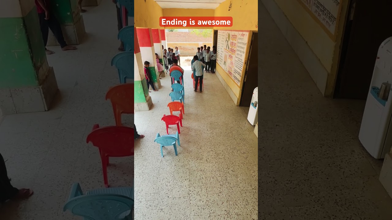 One more game collecting more chairs #kidsgames #funny #kids #shorts #trending #schoolkids