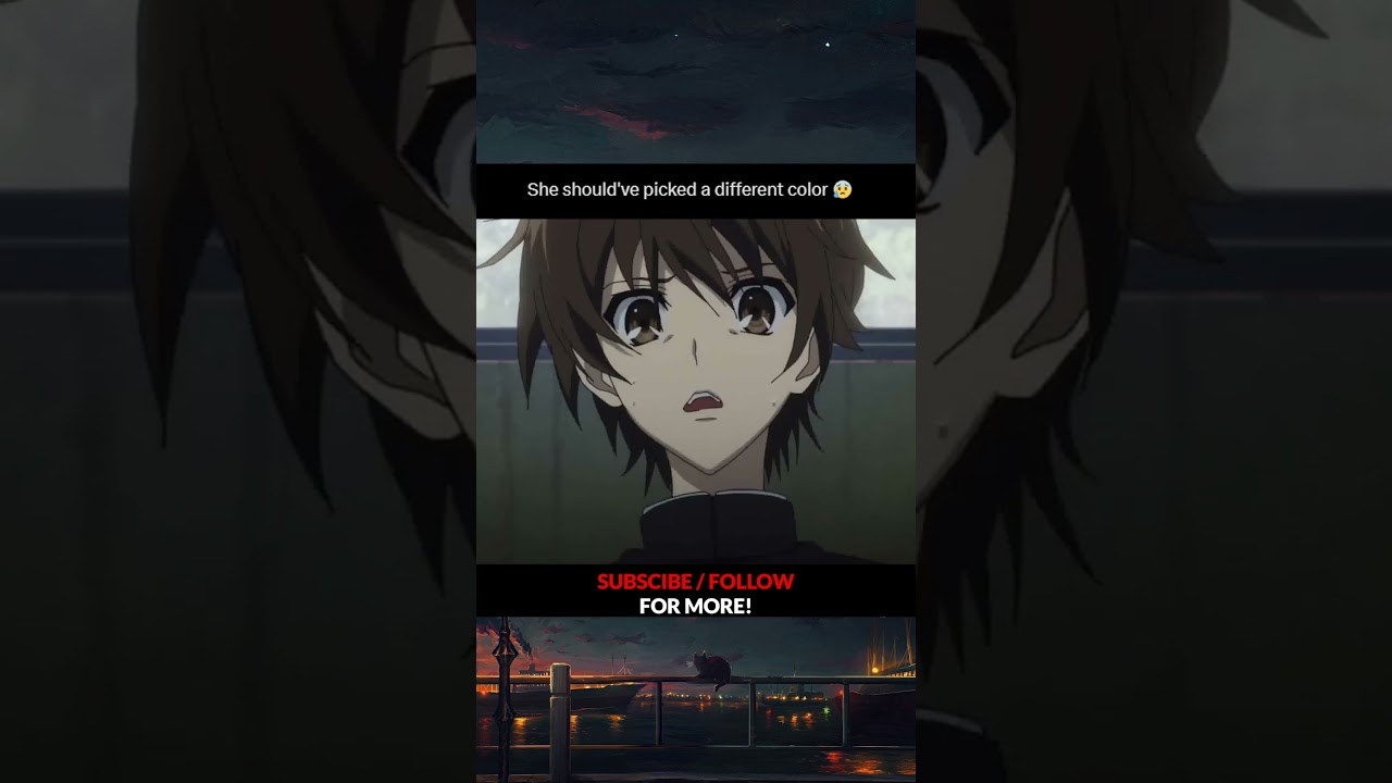 One of the Most Famous Death in Anime #anime  #animemoments #another #umbrella #shorts
