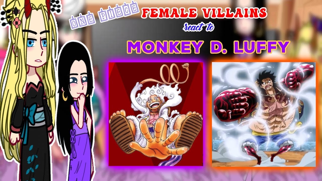One Piece || Female Villains + Boa react to Luffy / Joyboy Gear 5 || Chu Gacha Reacts|| [🇧🇷/🇷🇺/🇺🇲]||