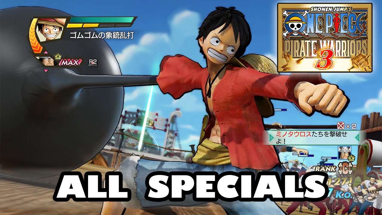 One Piece Pirate Warriors 3 All Specials | ワンピース 海賊無双3