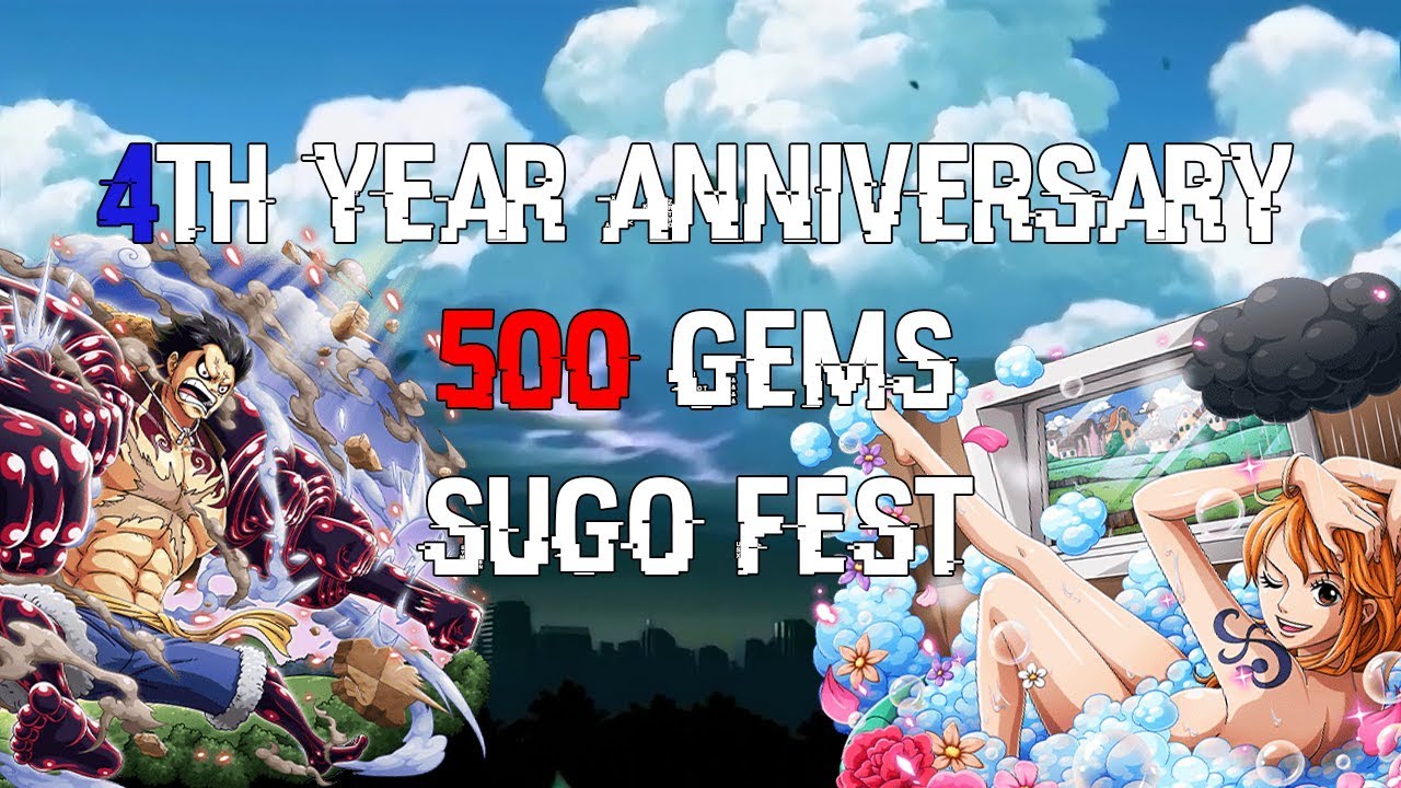 One Piece Treasure Cruise 4 Year Anni Sugo Pull!!