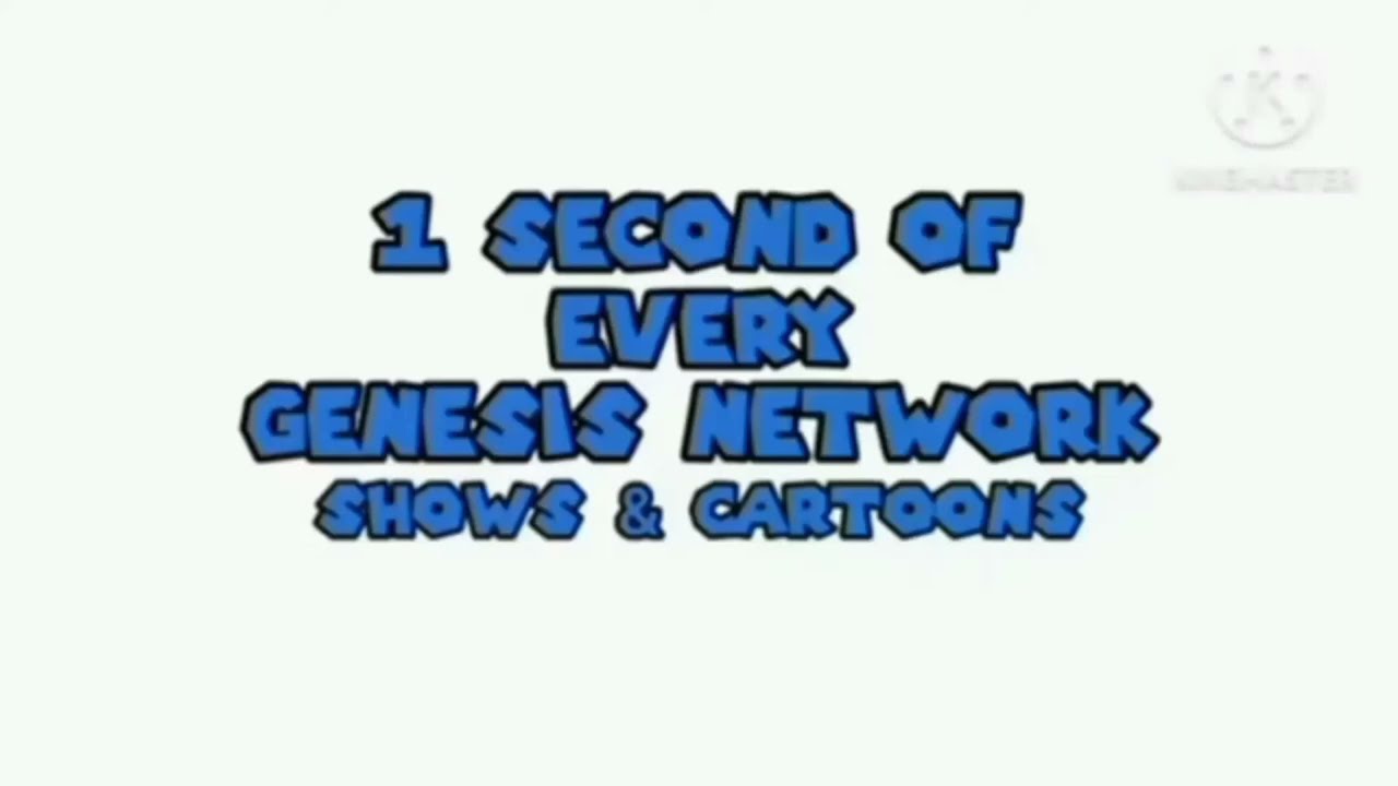 One Second Of Every Genesis Network Shows And Cartoons (8th Update)