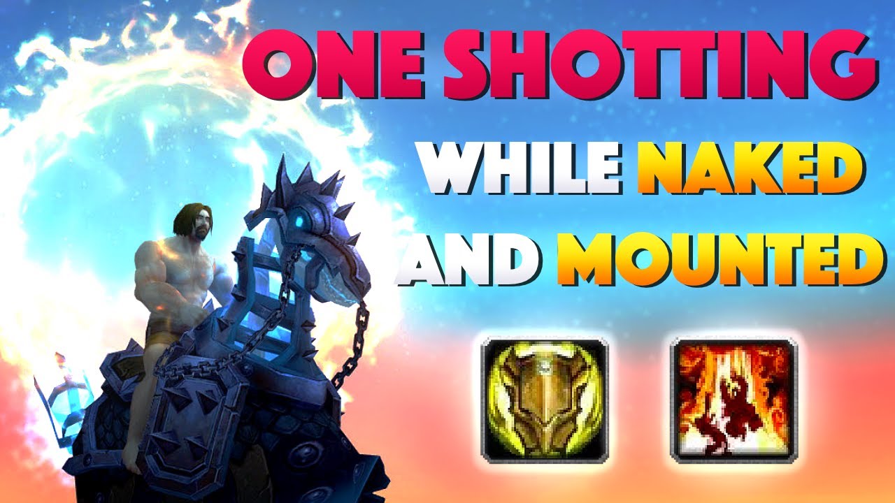 One Shotting people NAKED while MOUNTED
