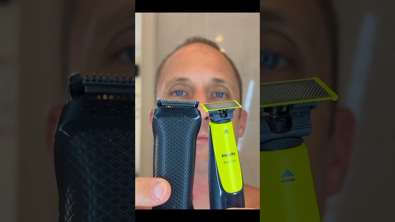 OneBlade electric shaver VS Philips trimmer series 3000
