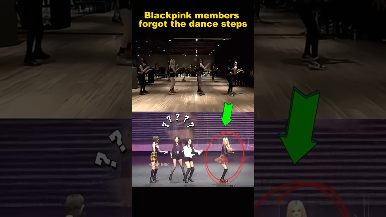 Only Rosé Remember The Choreography🤣 #shorts #blackpink #rose #rosé #lisa #jisoo #jennie