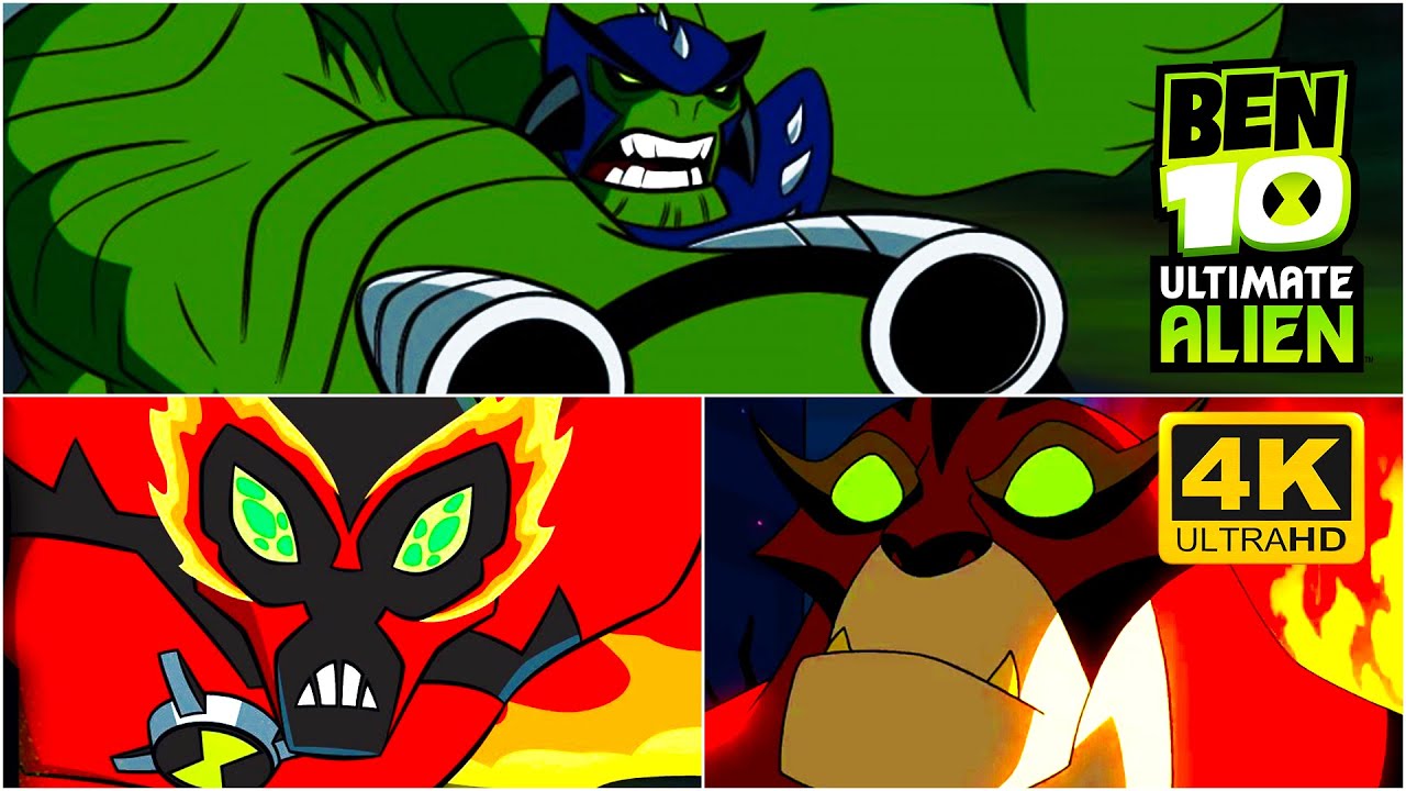 Only Ultimate All Alien Transformations - Ben 10 Ultimate alien Force