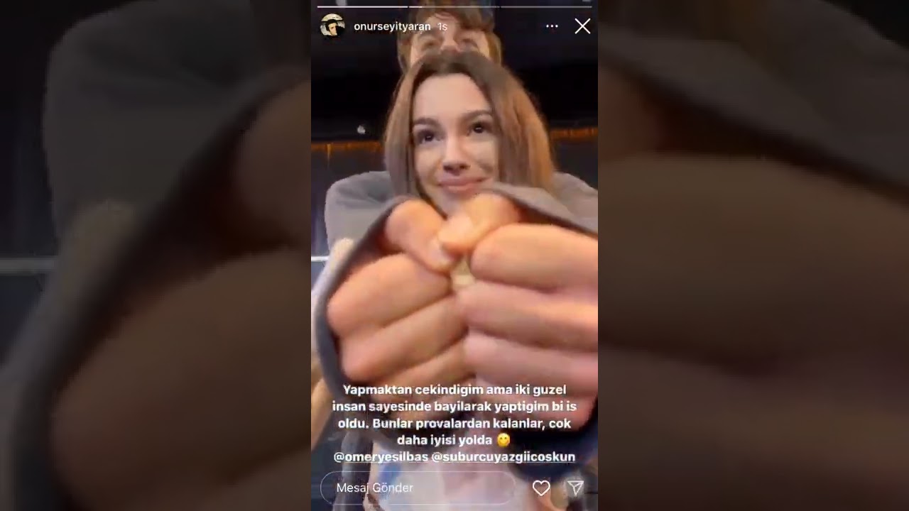 Onur Seyit Yaran ve Su Burcu Yazgı Coşkun Dans Videosu 💃🏻🤩 #onyaz 🔥