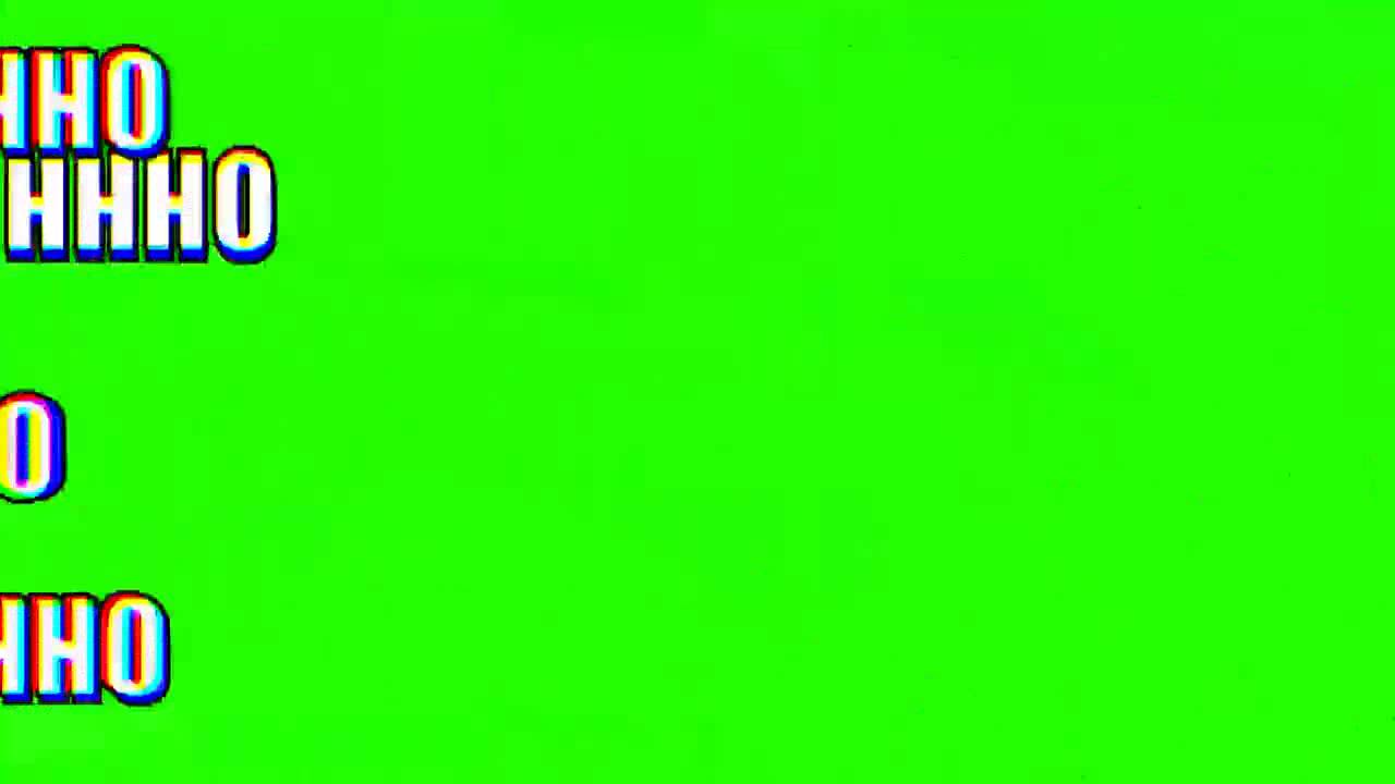 OOOHHHH TEXT GREEN SCREEN (NO SOUND)
