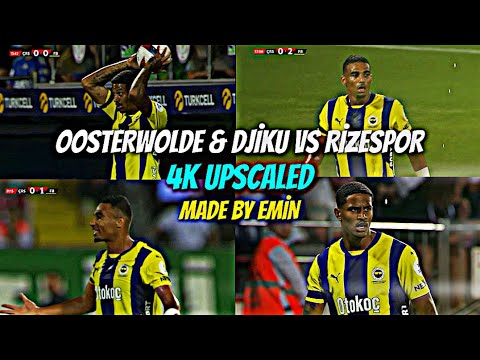 OOSTERWOLDE & DJİKU vs RİZESPOR 4k sscp free clips