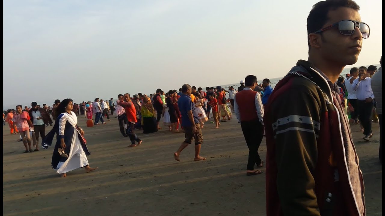 Open bath in Cox's Bazar at the beach- Cox's Bazar, Bangladesh (The Longest Sea Beach In The World)