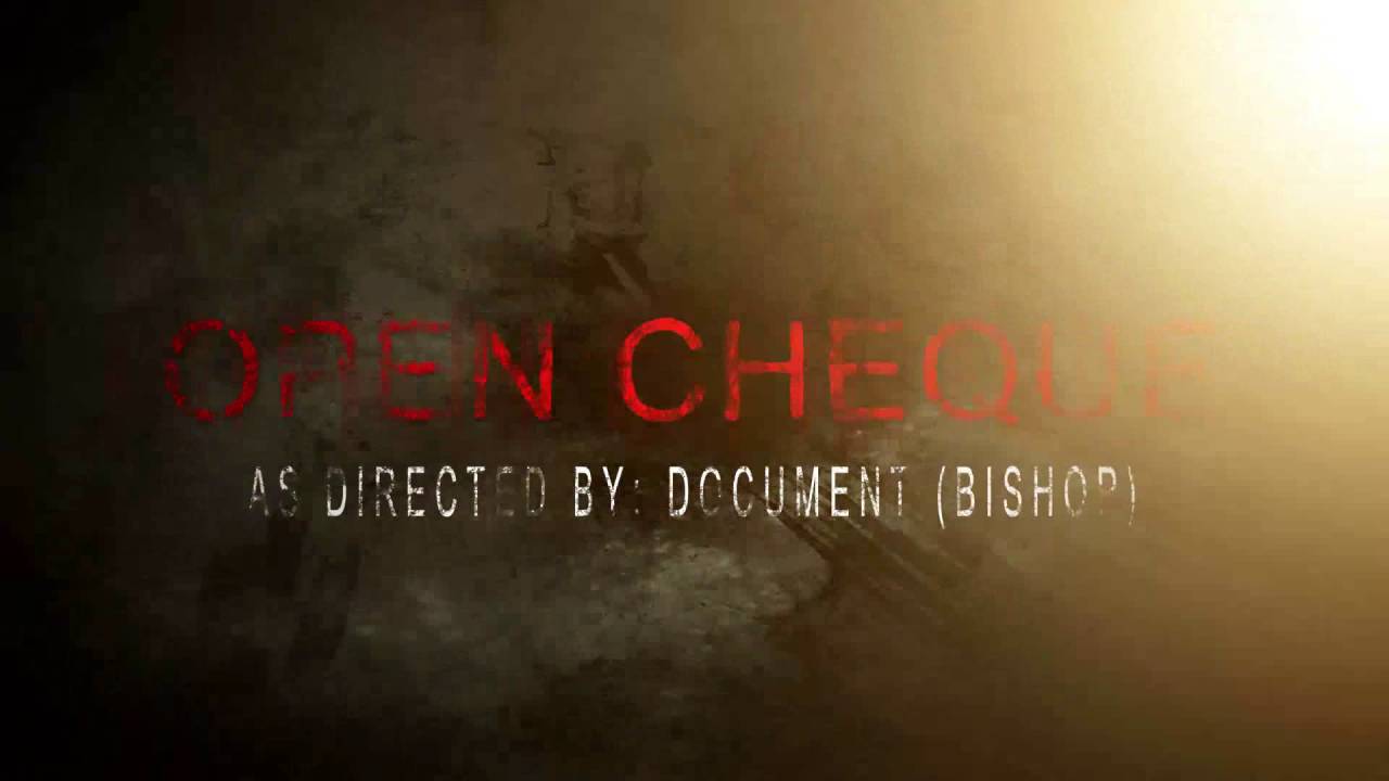 OPEN CHEQUE
