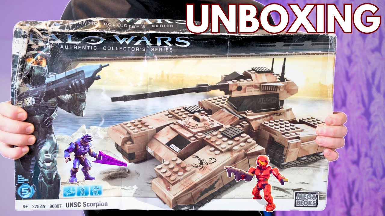 Opened after 15 YEARS! Halo Mega Bloks Scorpion