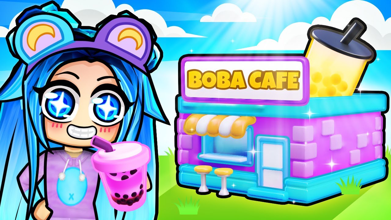 Opening a BOBA TEA Cafe in Roblox!