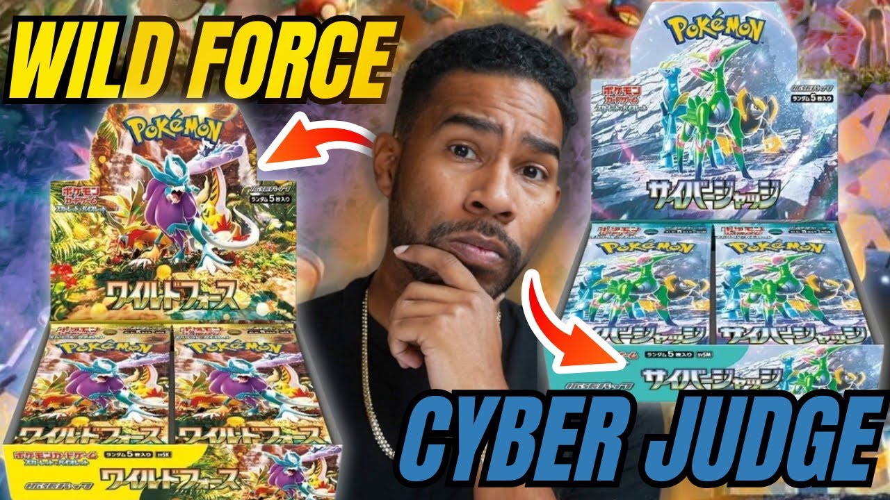 Opening the new Wild Force and Cyber Judge Japanese Booster Box