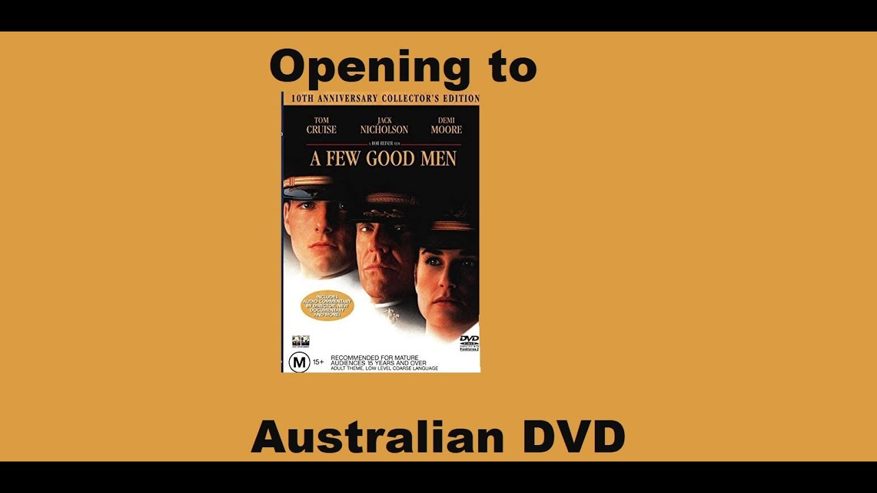 Opening to A Few Good Men Australian DVD