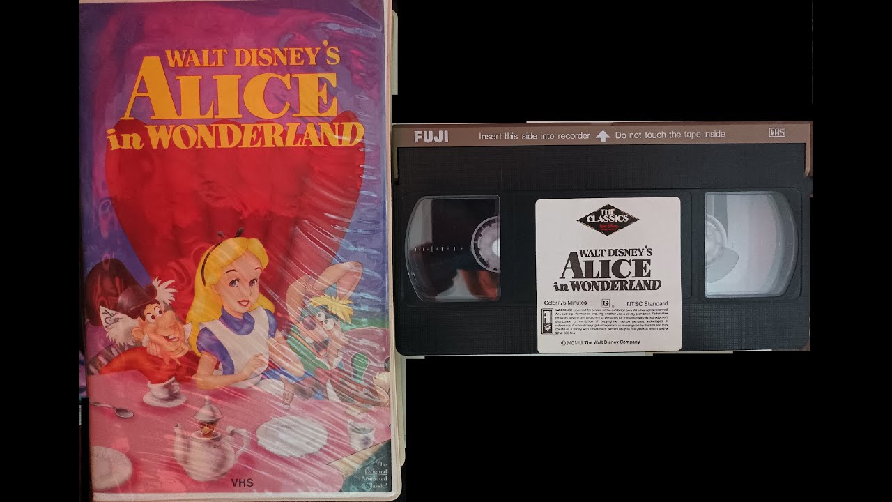 Opening to Alice In Wonderland 1986 VHS