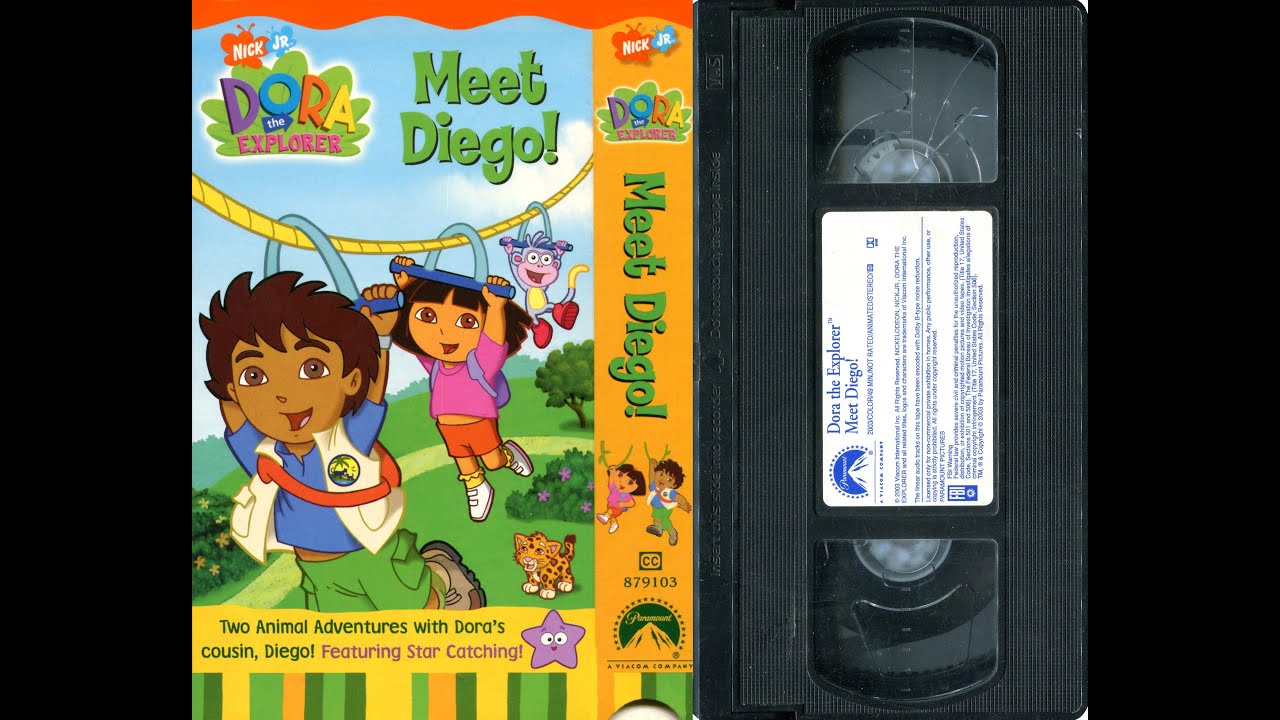 Opening to Dora the Explorer - Meet Diego! (US VHS; 2003)