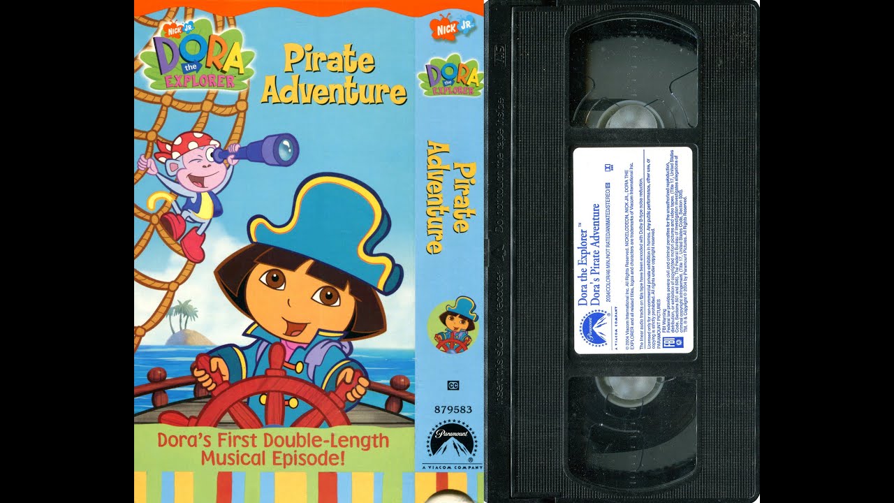 Opening to Dora the Explorer - Pirate Adventure (US VHS; 2004)