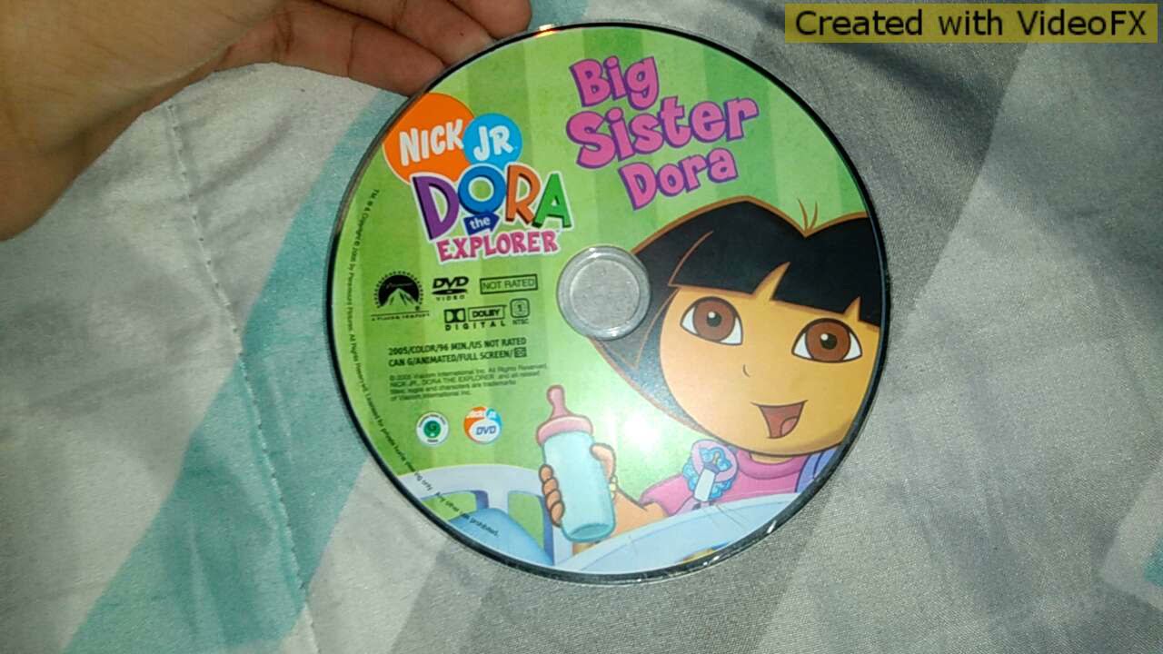 Opening to Dora The Explorer Big Sister Dora 2005 DVD (2015 Reprint)