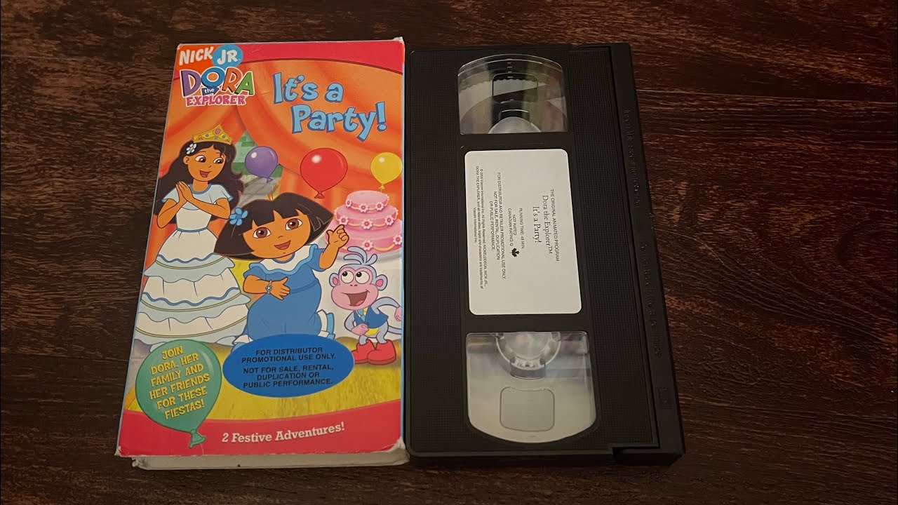 Opening To Dora The Explorer: It’s A Party! 2005 Promotional VHS