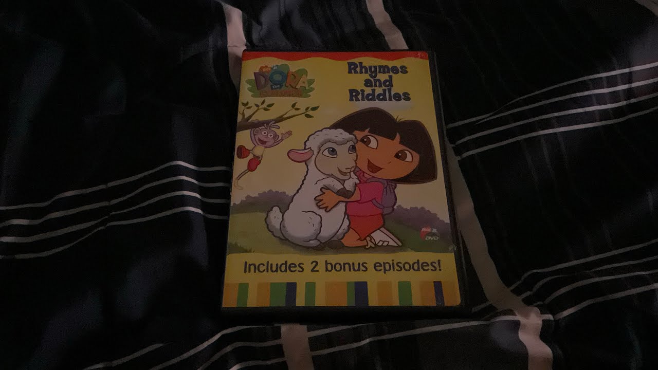 Opening to Dora the Explorer: Rhymes and Riddles 2003 DVD (Previews option)