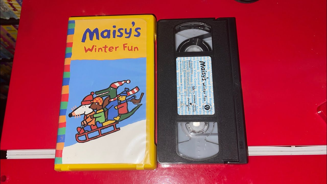 Opening To Maisy’s Winter Fun 2000 VHS Side Label 763
