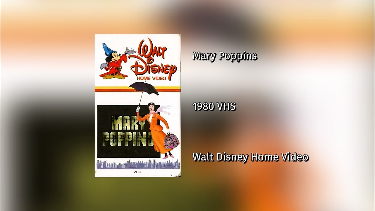 Opening to Mary Poppins 1980 VHS