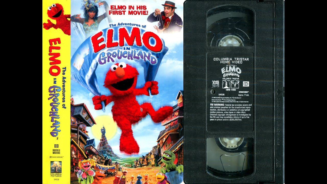 Opening to The Adventures of Elmo in Grouchland (US VHS; 1999)