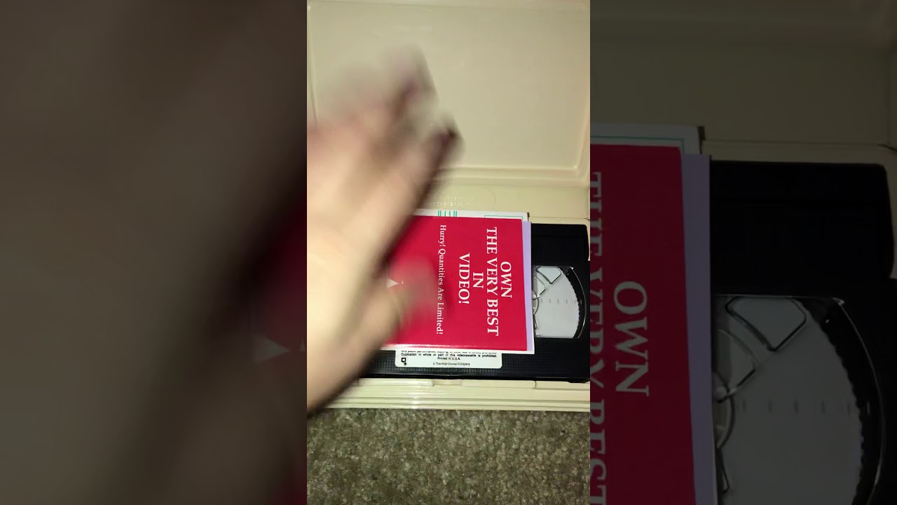 Opening to The Sword in the Stone 1991 VHS (Sticker Label Copy)