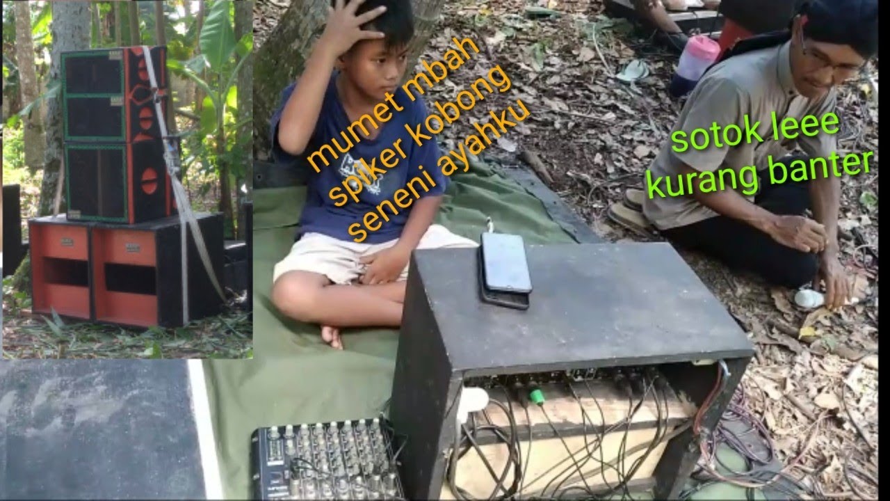 operator sound miniatur Rafa Audio masih bocil ||suarane horeg || kopdar rutin desa kedungringin