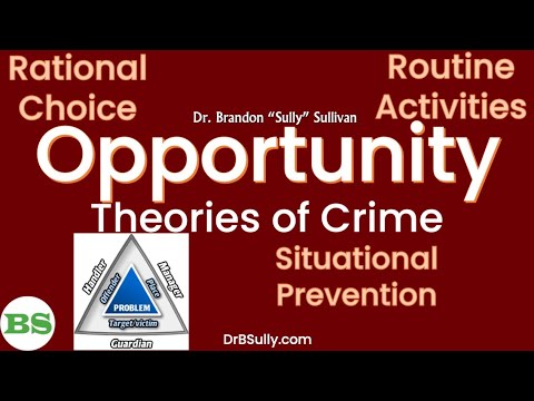 Opportunity Theories of Crime | Rational Choice, Routine Activities, Situational Crime Prevention
