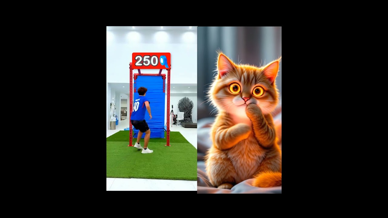 orange cat funny 🤣🤣🤣 reaction don't miss the end #orangecat #catai #cat #catlovers trending video