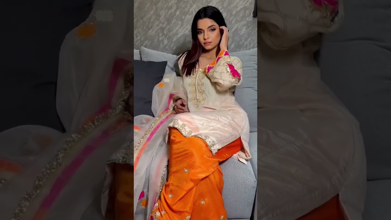 orange combination suit| punjabi suits| KalaKriti muktsar| #orange #suit #muktsar #punjabi #fashion