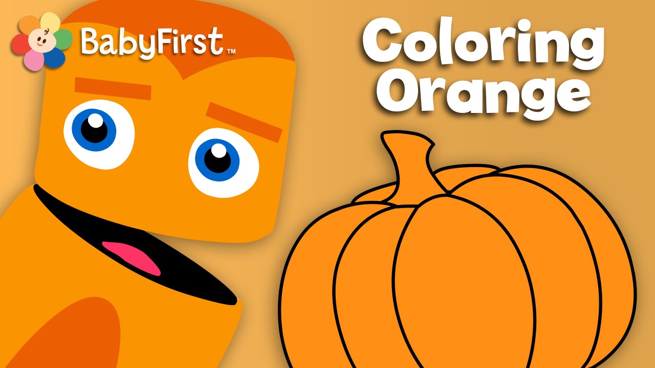 Oranges, Pumpkins and Carrots | Orange | Learn the Colors | Color Crew | BabyFirstTV