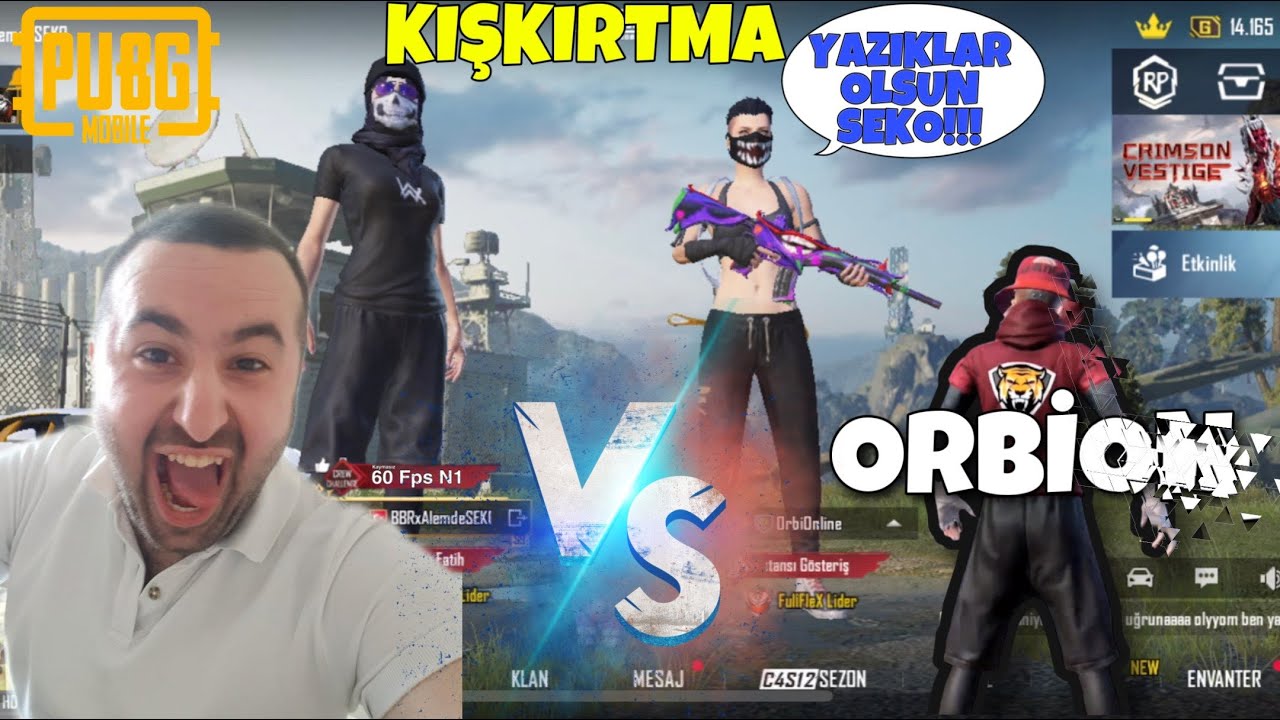 ORBİONU İLK DEFA BÖYLE GÖRECEKSİNİZ SİNİRDEN TABLETİ KIRDI!! / PUBG MOBİLE @ORBIONN