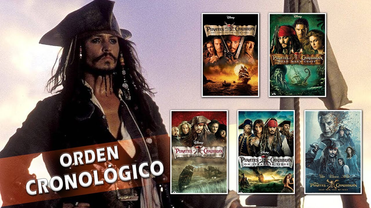 ORDEN CRONOLÓGICO PARA VER LA SAGA DE PIRATAS DEL CARIBE (Johnny Depp)