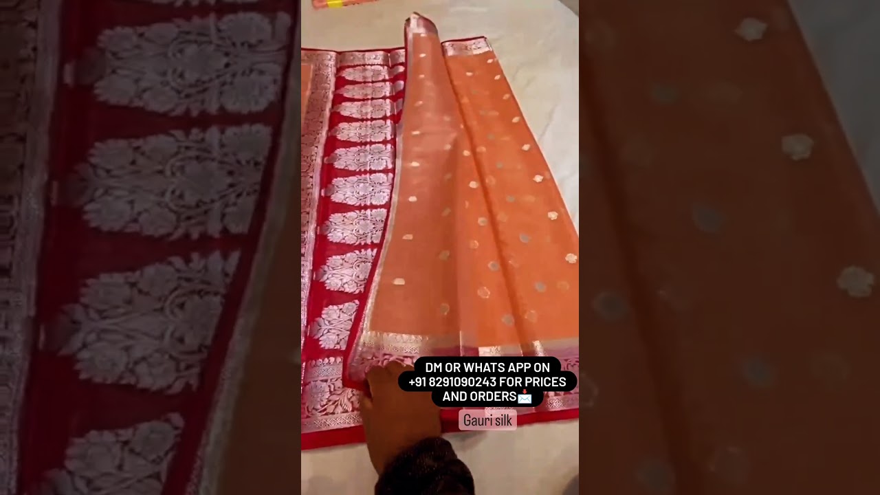 Order now ❤️ Gauri Silk Saree Shorts |  #shorts #shortsvideo #saree