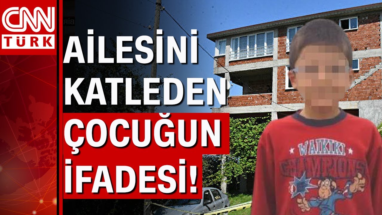 Ordu'da ailesini öldüren 14 yaşındaki çocuğun ifadesi ortaya çıktı