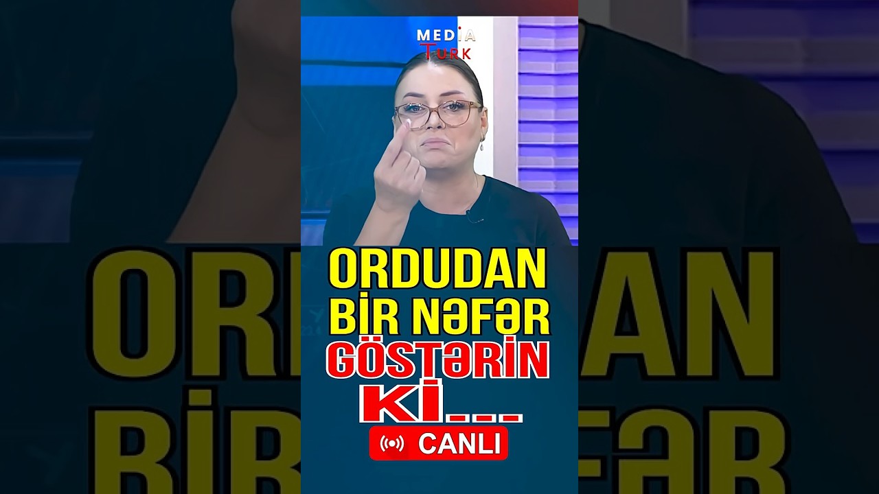 Ordudan bir nəfər göstərin ki... - Media Turk TV #mediaturk #trend #shortvideo