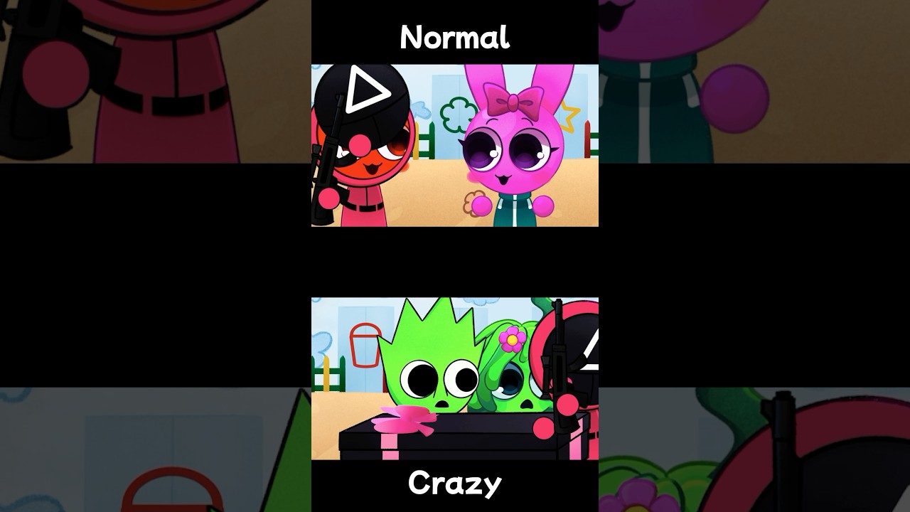 Oren x Pinki #sprunki #incrediboxsprunki #squidgame #harpyhare