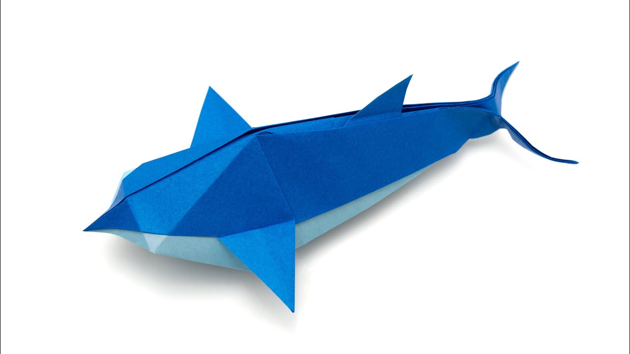 Origami whale (Yuan Bao)
