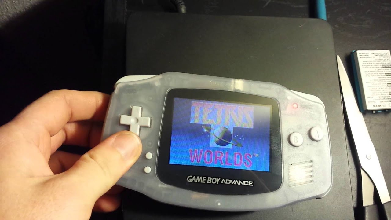 Original GBA with GBA ags-101 Screen Mod