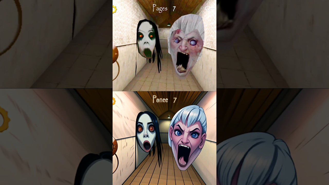 Original Slendrina Asylum Jumpscares vs Anime Slendrina Asylum Jumpscares #slendrina #vividplays