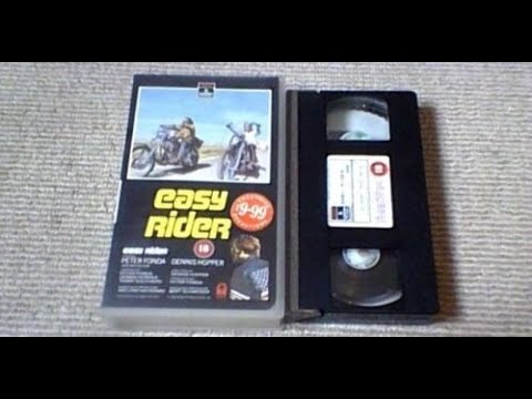 Original VHS Opening and Closing to Easy Rider UK VHS Tape